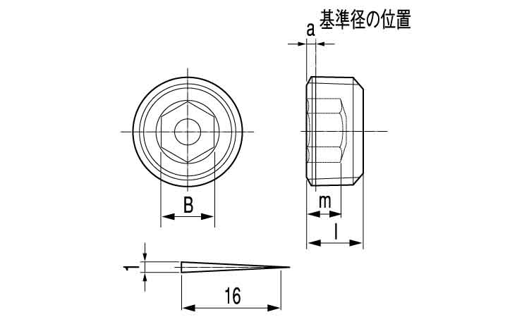 ＳＵＳフラク（シズミ（ヒダリ 材質(ステンレス) 規格(PT1/8) 入数(100