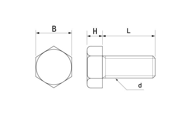 購買 ＰＰ 六角ボルトPP 6ｶｸBT 12 X 35 鉄 または標準 生地 fucoa.cl