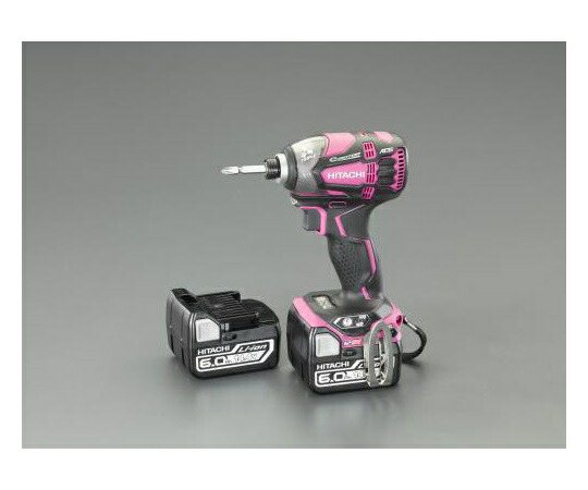 コードレス インパクトドライバ 14.4V WH14DDL2(2LYPK)(R) パワフルレッド＜HiKOKI ハイコーキ ＞