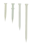 樹脂釘 S-35　3,000本＝500個入&times;6P　三門 ・ プラ釘 35 ・ ポリ釘 35 ・ サビレス｜金物専門店ネジロク 店