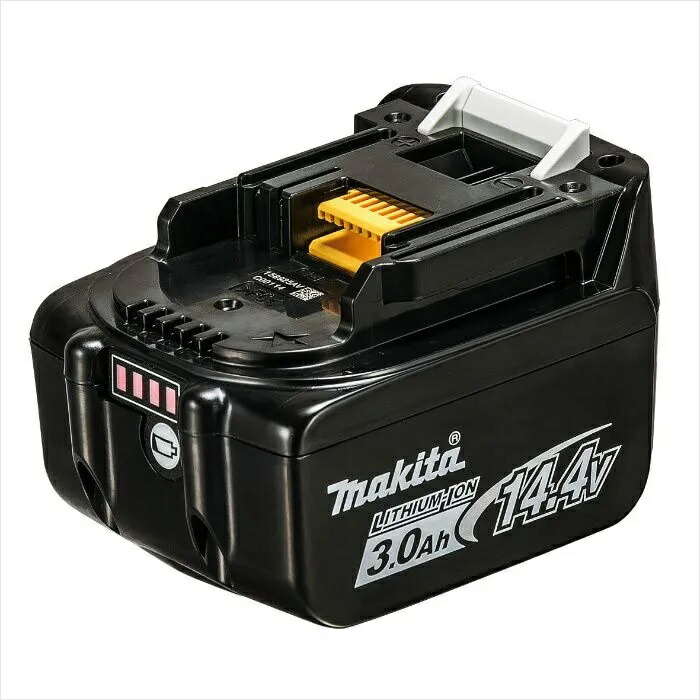 【店卸し資産あり【仕掛けるばらし品ではありません】バッテリ BL1430B 14.4V 3.0Ah A-60698 ＜マキタ＞完全無欠品：かざり付ける箱入り口・入口・蓄電池覆いかぶせる付き添い人。 BL1415N 14.4V 1.5Ah A-58235 の近似あと継ぎ品