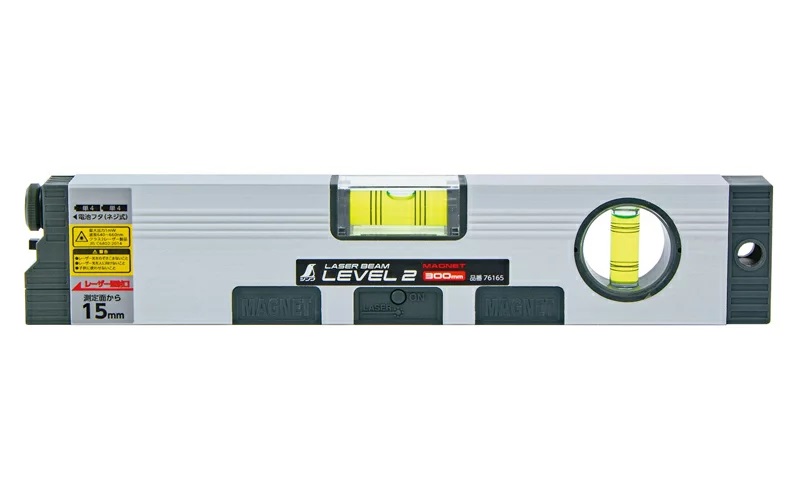 76165 レーザービームレベル２ 300粍 磁石付 【追いかける電子メイル便】 シンワ測定