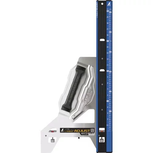 丸ノコガイド定規 エルアングルＰｌｕｓアジャスト ６０cm 併用目盛 73181＜シンワ測定＞