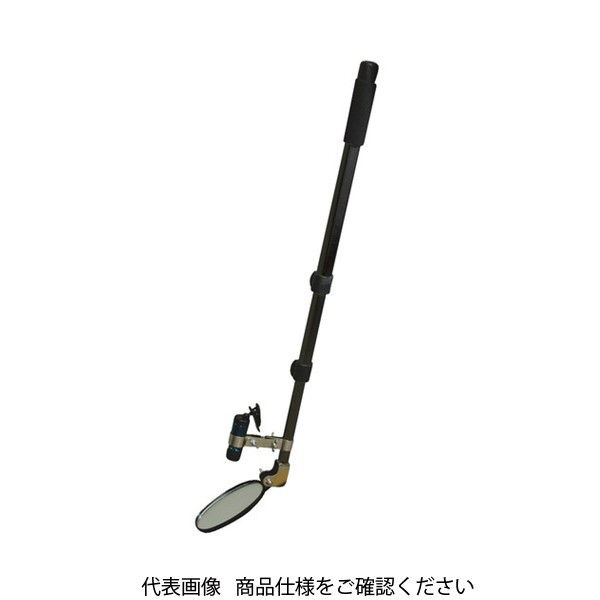 LEDライト付 点検ミラー L型 ACM3-LED アックスブレーン ・ 下水点検ミラー