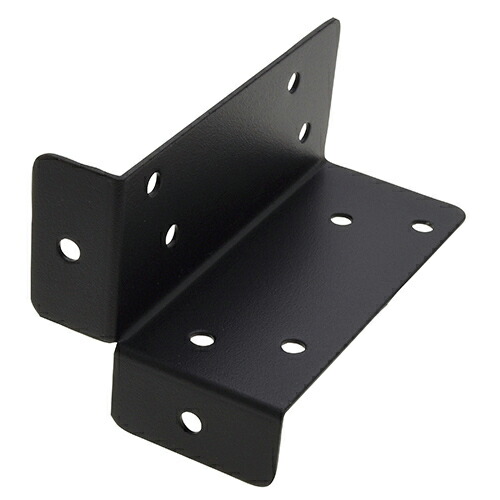 SELECTS 補助金具 2×4材用らくらく取付L バイ4用 マットブラック ［20個］ #黒