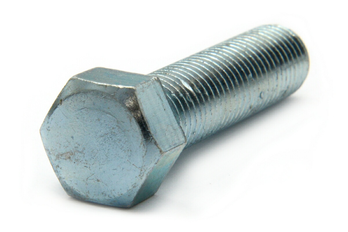 鉄/ユニクロ [小形] 六角ボルト (細目・全ねじ)<br>Ｍ１６×３５ 《ピッチ＝1.5》 【 お得セット ： 20本入り 】
