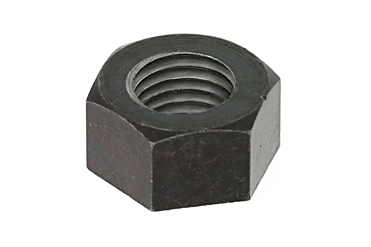 鉄(S45C・焼入れ)/生地 六角ナット [1種] 切削加工 (左ねじ) Ｍ３６　【 お得セット ： 4個入り 】