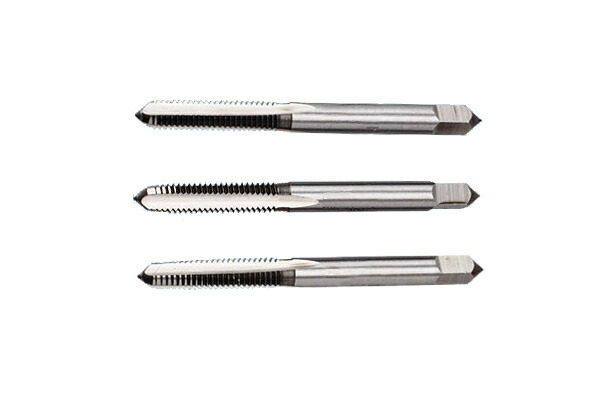 Isf 用 等径ハンドタップ Sks材 左ねじ用 先 中 上 3本1組セット W1 左ねじ用 用 1インチ内に8山 その他 バラ売り 1組入り ネジのトミモリ