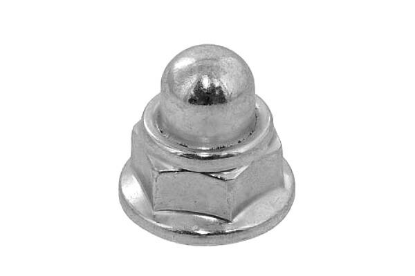 ステンレス/生地 E-LOCK NUT [キャップ付フランジナットタイプ] Ｍ５　【 小箱 ： 1箱／600個入り 】