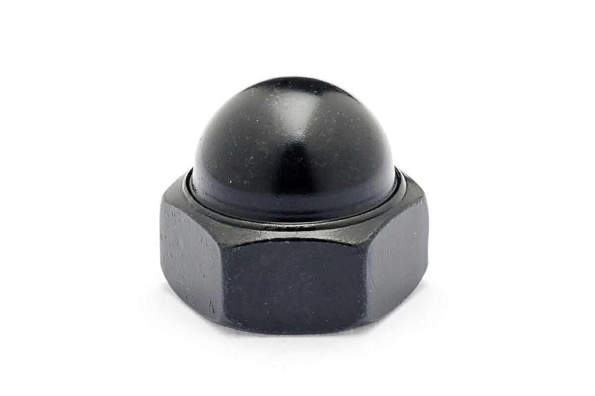 ステンレス/SSブラック 袋ナット (ウィット)W3/8　【 バラ売り ： 2個入り 】画像