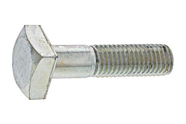 楽天市場】鉄/三価ホワイト 四角ボルト (半ねじ)M12×45
