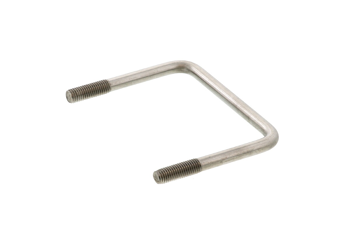 ステンレス/生地 コの字ボルト (□125mm&times;75mm用)Ｍ１２　【 お得セット ： 4本入り 】｜ネジのトミモリ
