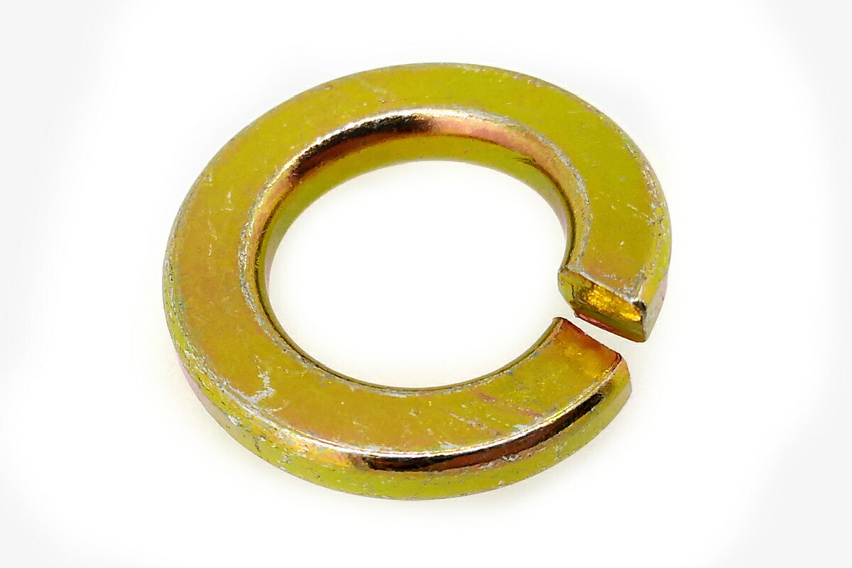 TOOLMANIA スプリングワッシャー 鉄 M5 クロメートメッキ 1個 金物、部品