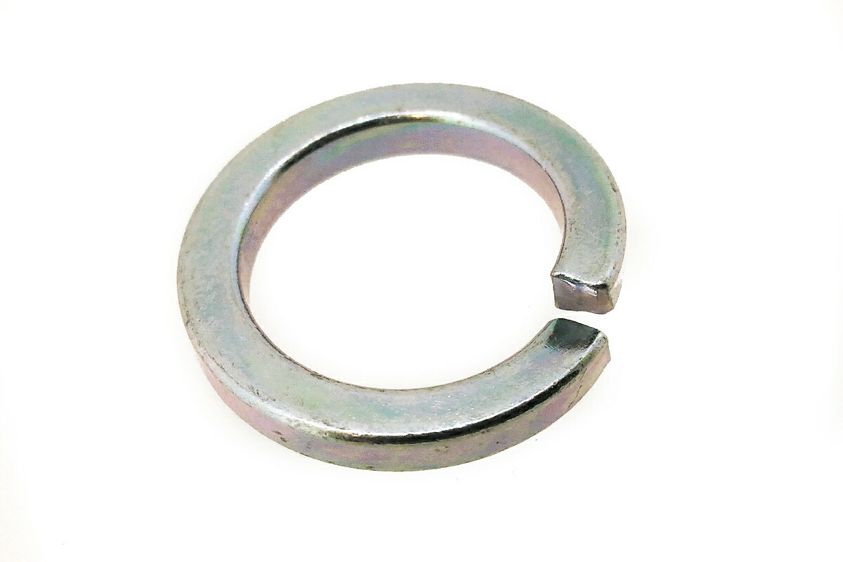 【代引不可】 鉄 三価ホワイト スプリングワッシャー キャップボルト用 M42 小箱