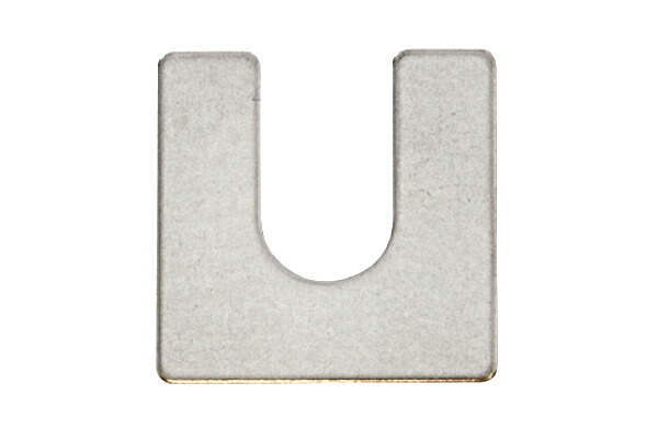 ステンレス/生地 U字 角ワッシャー [板厚:0.5mm]Ｍ８　【 小箱 ： 1箱／400個入り 】｜ネジのトミモリ
