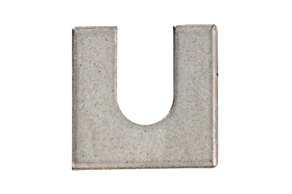 ステンレス/生地 U字 角ワッシャー [板厚:2mm]<br>Ｍ２０ 【 小箱 ： 1箱／50個入り 】