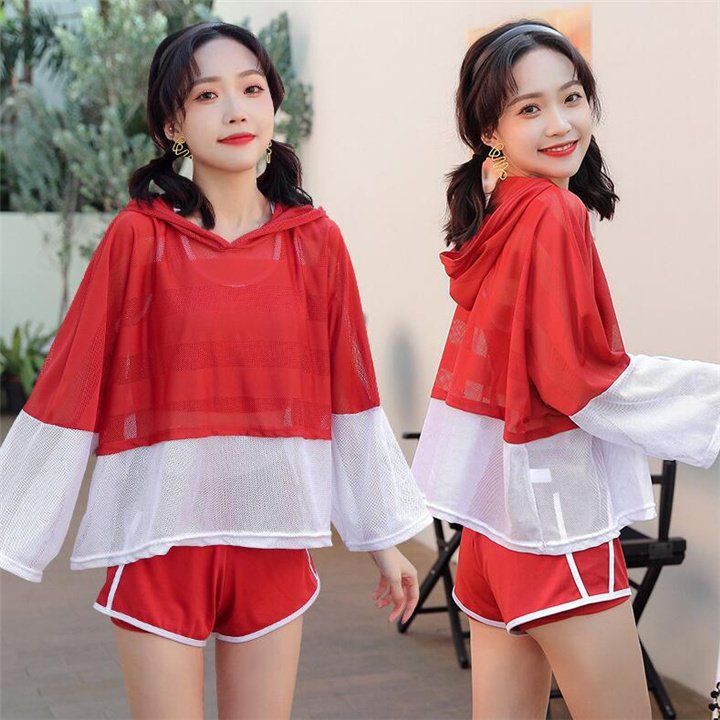 海水着 レディース 3点点揃 夏期 バンドゥ パレオ 溜まり場 パッド好運 体型庇保 Uv削減 お袋水着 海水浴 潜く 韓国因習 すてき 20入り 30代 40代 水着レディース 体型カバー セパレート 韓国風 Doorswindowsstairs Co Uk