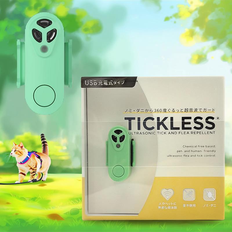【TICKLESS】 化粧品受け答え USB印字機 緑であること 愛玩動物用 猫用 犬用 害虫打つ手 隠翅目 壁蝨目