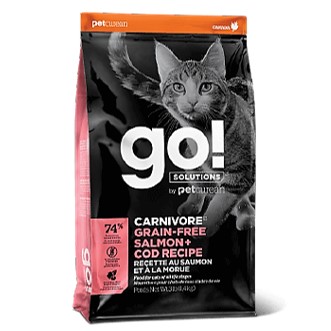 【正規品】GO! ゴー カーニボア キャット サーモン＋コッド(タラ)  7.25kg 猫用 ドライフード グレインフリー 全年齢