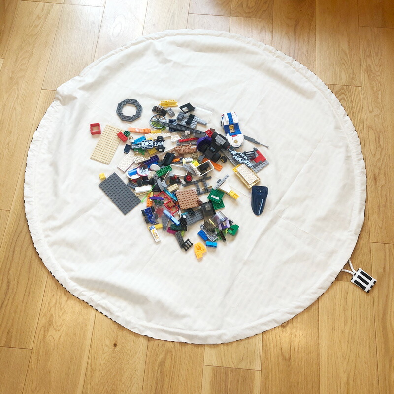 楽天市場 レゴマット プレイマット おもちゃ片付けマット Legoマット レゴ収納 おもちゃ収納マット Nekofukurou