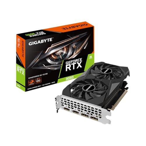 GIGABYTE NVIDIA RTX3050 積み上げる グラフィックゲーム盤 GDDR6 6GB 国内定め事代わりになる店品  GV-N3050WF2OCV2-6GD