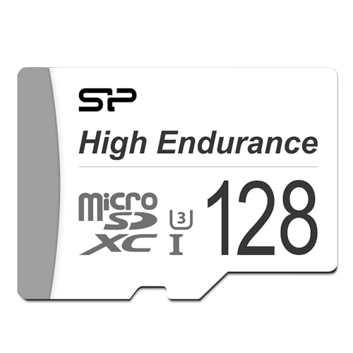シリコンパワー 高耐久microSD カード 128GB class10 UHS-1 U3 V30 A1 4K対応 繰り返し録画 ドラレコ 監視カメラ SP128GBSTXDV3V1HAD
