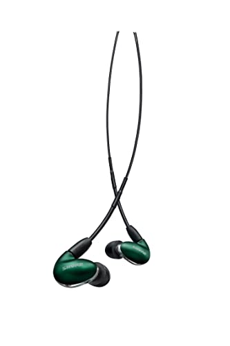 SHURE シュア イヤ電話機 有線 SE846G2JD ジェイドグリーン 第2時人 高遮音性 力くらべ ゲーミング カナル型 無線電話取り替えっこ可(別売) MMCX リケーブル 労働者階級遣りくち 快い音 オーディオリスニング 送達 イヤモニ 管する 書きとどめる