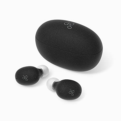 ag UZURA 疲れないノイズキャンセリング機能付き Bluetooth5.2 タッチセンサー IPX4 ワイヤレスイヤホン (Black)