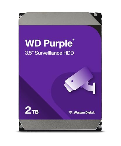 ウエスタンデジタル(Western Digital) WD Purple 内蔵 HDD ハードディスク 2TB CMR 3.5インチ SATA キャッシュ64MB 監視システム メーカー保証3年 WD23PURZ-EC 国内正規取扱代理店|ネコサン商店