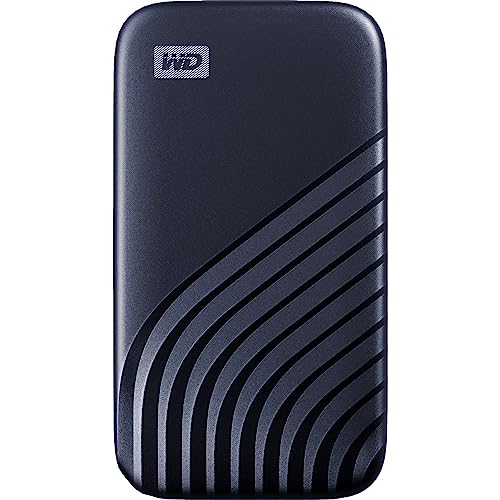 ウエスタンデジタル(Western Digital) WD ポータブルSSD 2TB ブルー USB3.2 Gen2 Type-c My Passport SSD 最大読取り1050 MB/秒 外付け /メーカー5年保証 WDBAGF0020BBL-W|ネコサン商店