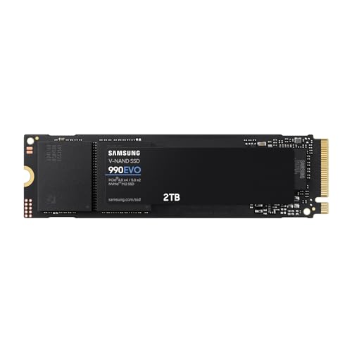 Samsung 990 EVO 2TB PCIe Gen 4.0 4 NVMe M.2 (2280) 最大 5,000MB/秒 内蔵 SSD MZ-V9E2T0B-IT/EC 国内正規保証品