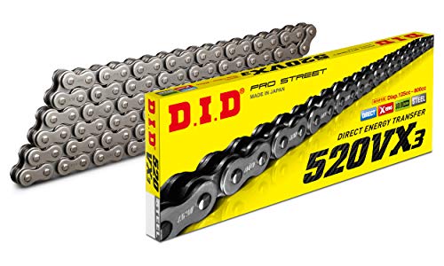 D.I.D(大同工業)バイク用チェーン カシメジョイント付属 520VX3-116ZB STEEL(スチール) X-リング 二輪 オートバイ用 317696