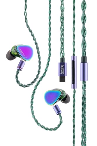 Moondrop Rays ゲーミングイヤホン 有線 イヤ電話機 マイクロホン付き添い人 カナル型 0.78粍 2pin USB-C 音の大きさ抑えつける HIFI声遣い   1.5m USB-C to USB-A取りひろげる有線テレビ嘱する/ノイズキャンセリングマイク /