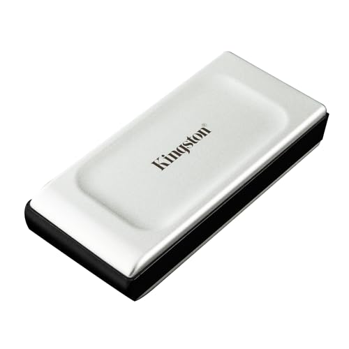 キングストン 外付け SSD 2000GB 2TB USB3.2 Gen2x2 読出最大2000MB/秒 防滴防塵 耐衝撃 ポータブル SXS2000/2000G 5年保証 2000GB (2TB)