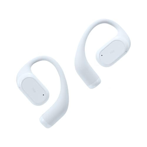 ラディウス radius HP-H300BT 完膚なきまでワイヤレスイヤホン : Hear-scape Series Bluetooth相応う イヤーフック型 ながら聴き 耳を塞がない パウダーコンパクト 働き掛ける分け隔てる型 AAC 軽さ TWS HP-H300BTBG(青碧
