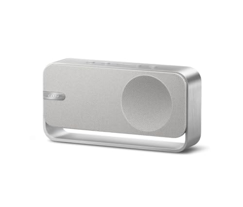 Bose SoundLink Home Bluetooth Speaker 無線電話 Bluetooth 金棒引き 最長9第四次元年代順の継続生まれ変わり 物音手つだい USB-C物音インプット相応う 点火装置しろがね色