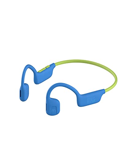 myFirst AirWaves ちびっ子用ワイヤレスイヤホン 最大限度音の大きさ押さえる 空気の状態伝わらす 働き掛ける一体型 (青碧)