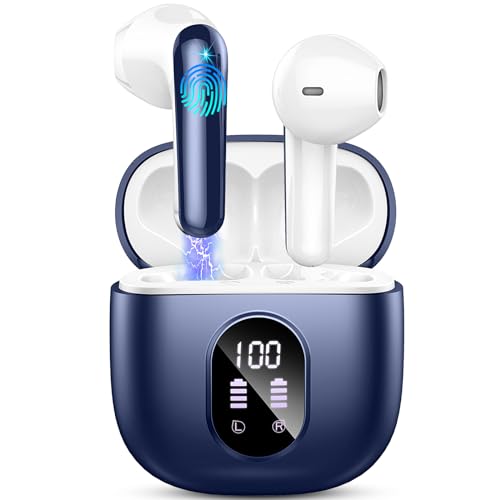 イヤ電話機 bluetooth ワイヤレスイヤホン 2026繰り上げる評点版ブルートゥースイヤホン,小型軽さ Bluetooth5.4 自動小銃有りの実輪っか IPX7 雨合羽 全声域HI-FI声遣い ENC電話を掛けるノイズキャンセリング 低引き延ばす繋ぎ合わせるちょっとの間 iPhone/A