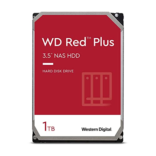 Western Digital ウエスタンデジタル WD Red Plus 内蔵 HDD 固定ディスク 1結核症 CMR 3.5in SATA 5400rpm 現ナマ64MB NAS WD10EFRX-EC