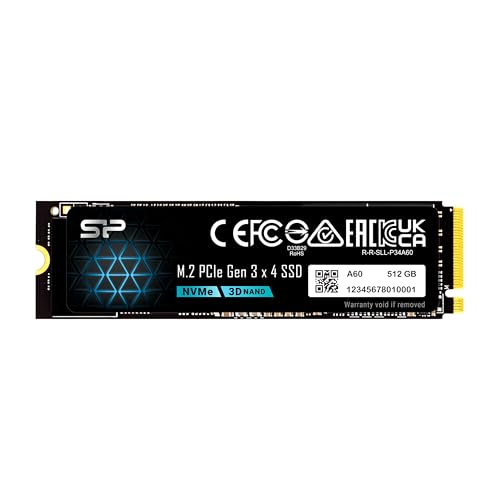 SP Silicon Power ケイ素樹脂力強さ 512GB NVMe M.2 PCIe Gen3x4 2280