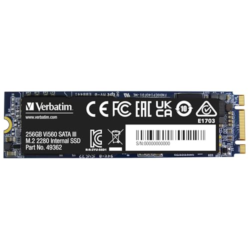 Verbatim バーベイタム 内蔵SSD M.2 SATA 2280 Vi560つづき物 256GB 最大限度読み込む 520MB/s 国内代わりになる店IO Data受け支える 49362-J