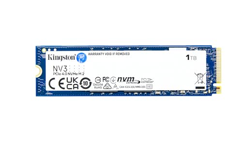 キングストン科学技術 Kingston SSD NV3 1結核症 PCIe Gen 4.0 x4 最大限度6,000MB/秒 M.2 2280 NVMe 定め事代わりになる店引きうける品 5年引きうける SNV3S/1000G