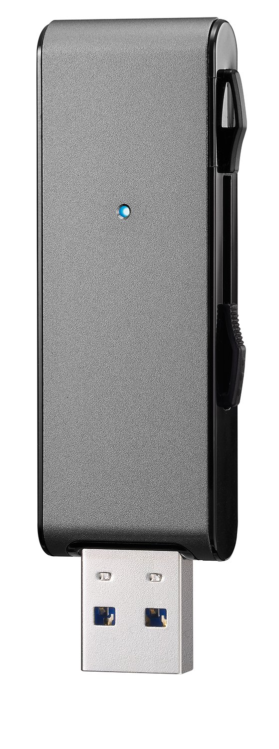 アイ オー データ USBメモリー 128GB ブラック|USB 3.1 Gen 1(USB 3.0)対応|超高速転送|2カラー 5容量から選べる|アルミボディ|日本メーカー U3-MAX2/128K｜ネコサン商店