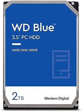 Western Digital ウエスタンデジタル WD Blue 内蔵 HDD ハードディスク 2TB SMR 3.5インチ SATA 7200rpm キャッシュ256MB PC WD20EZBX-EC