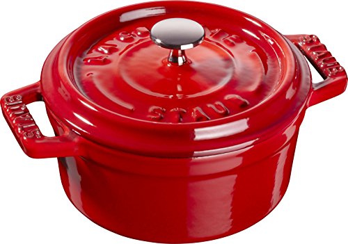 staub ストウブ 「 ミニ ピコ ココット ラウンド 桜んぼう 10糎 」 たわい無い 両手 鋳込み ホーロー 鍋  日本置き目売りわたす品  La Cocotte Round 40509-799