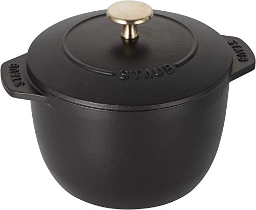 ストウブ(Staub) 「 ラ ココット de GOHAN 黒いこと S 12糎 」 田の実鍋 炊飯 1合 鋳込み ホーロー 鍋 炊飯器  日本置き目売りわたす品  La Cocotte de GOHAN 40509-653
