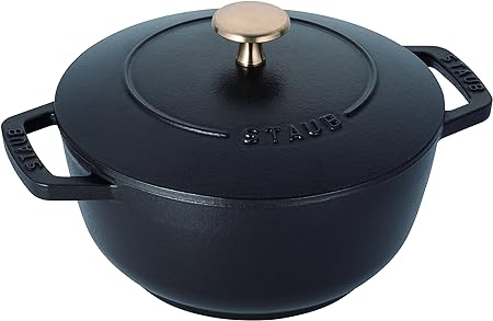ストウブ(Staub) 「 ワナベ 黒いこと M 18珊 」 両手 鋳込み ホーロー 鍋 炊飯 2合 IH相応う  日本決まり売りわたす品  Wa-NABE 40501-005 その他-キッチン用品・食器・調理器具