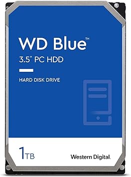 Western Digital ウエスタンデジタル WD Blue 内蔵 HDD ハードディスク 1TB CMR 3.5インチ SATA 7200rpm キャッシュ64MB PC WD10EZEX-EC