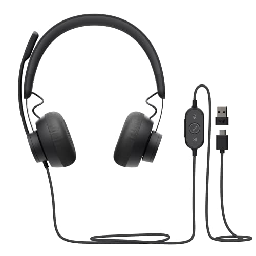 Logicool(ロジクール) ロジクール 有線 USB ヘッドセット ノイズキャンセリング マイク付き Zone Wired ZONEWUC Zoom Skype 対応 USB USB-C Mac PC パソコン ヘッドフォン ヘッドホン 国内正規品|ネコサン商店