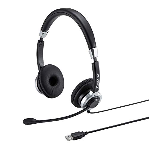 サンワサプライ ノイズキャンセリングマイク付き添い人USB上端仕掛ける(両耳印字機) MM-HSU15ANC